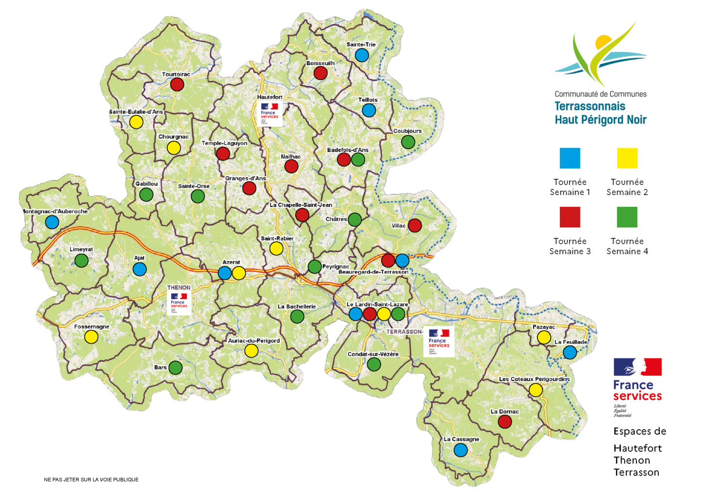 France Services Itin rant ComCom Terrassonnais Haut P rigord Noir